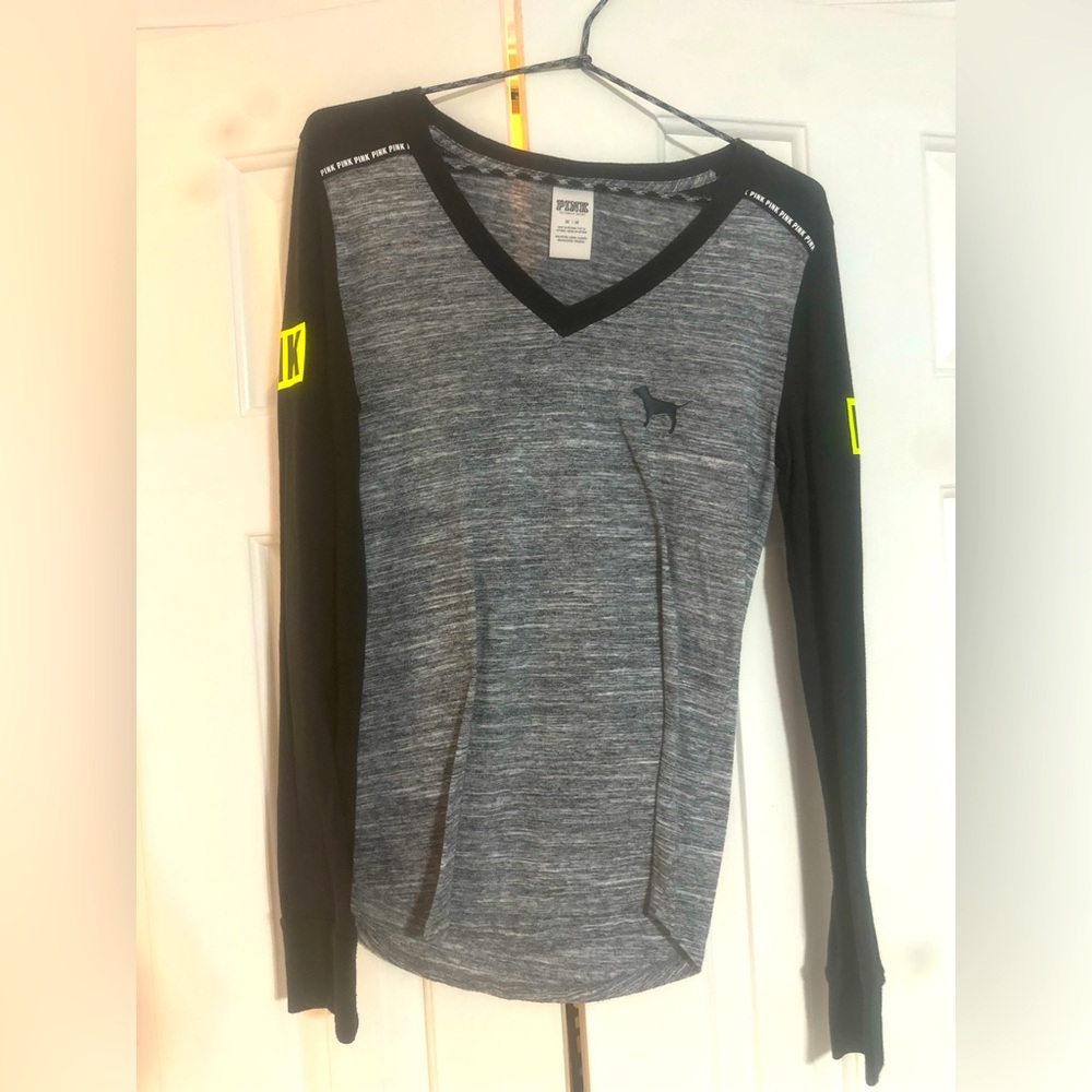 PINK by Victoria Secrets v-neck long sleeve tee